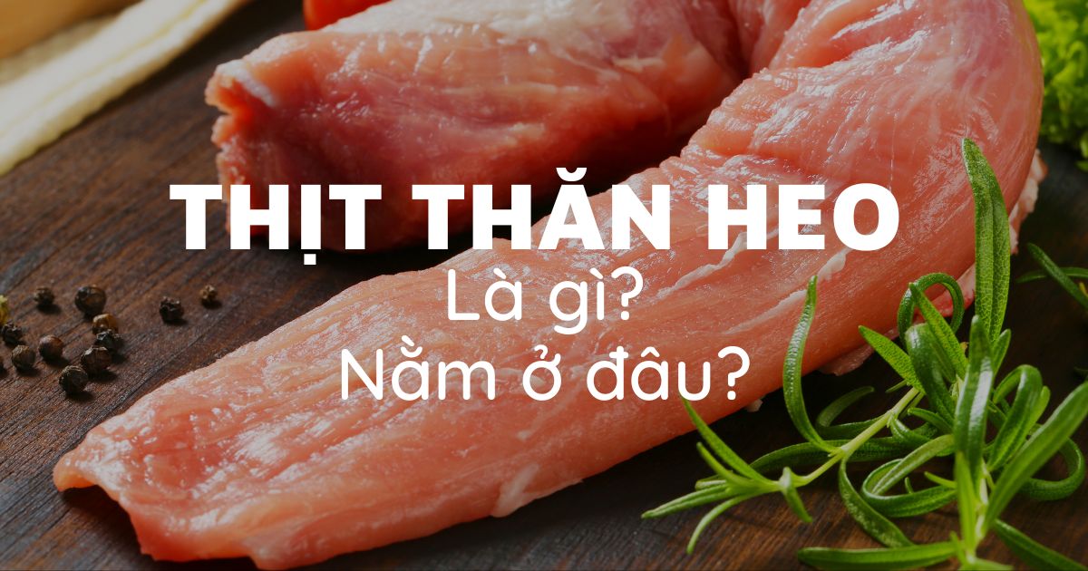 Thịt thăn heo là gì? Thịt thăn heo nằm ở đâu? Thịt thăn nấu món gì ngon? Thịt thăn heo là gì? Thịt thăn heo nằm ở đâu? Thịt thăn nấu món gì ngon?
